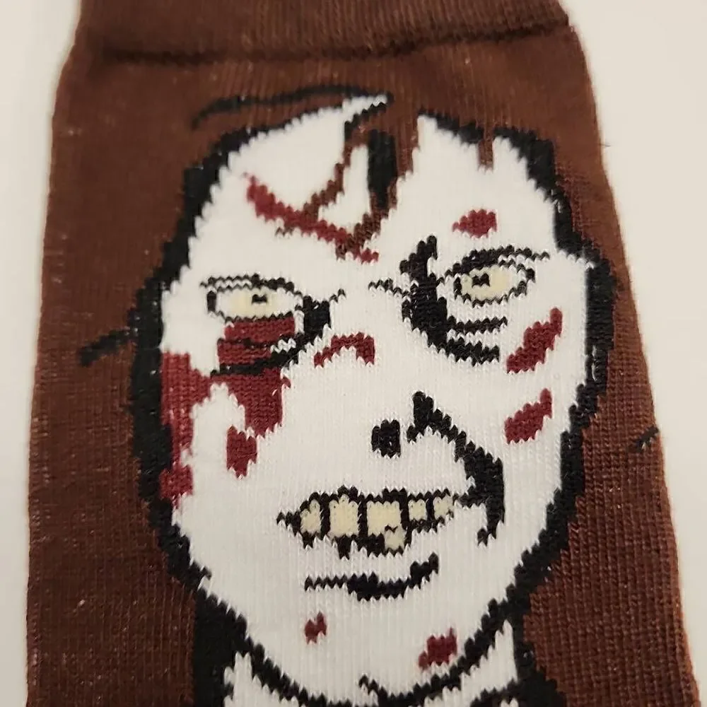 NWOT Men's (unisex) Regan from The Exorcist Socks Size 7-10